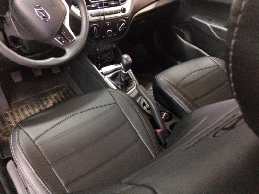 Авточехлы на Hyundai Solaris 2