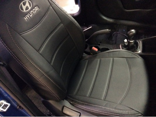 Авточехлы на Hyundai Solaris 2