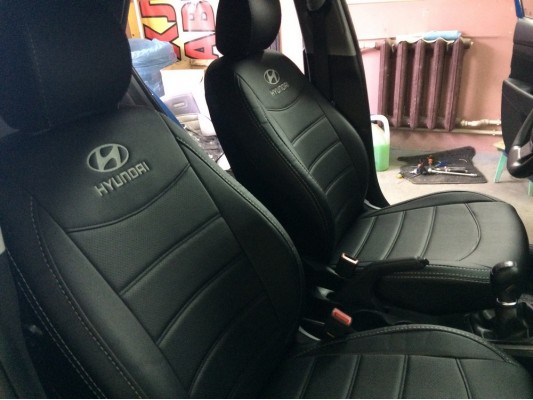 Авточехлы на Hyundai Solaris 2