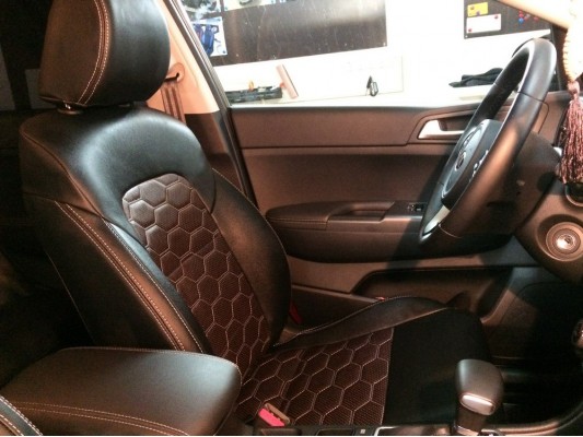 Каркасные авточехлы на KIA Sportage 4 Каркасные авточехлы на KIA Sportage 4